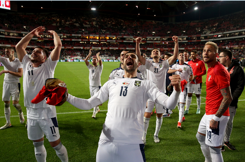 塞尔维亚对阵葡萄牙，一场胜负难分的对决